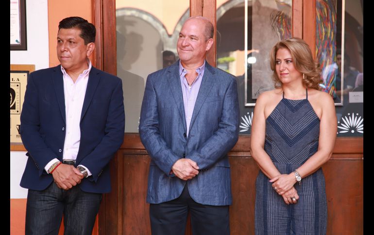 Gustavo Macías, Jaime Orendain yTere Guerra. GENTE BIEN JALISCO/Tony Martinez
