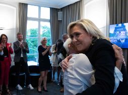 CANDIDATA. Le Pen acfeptó su derrota en las urnas y agradeció a todos sus colaboradores.