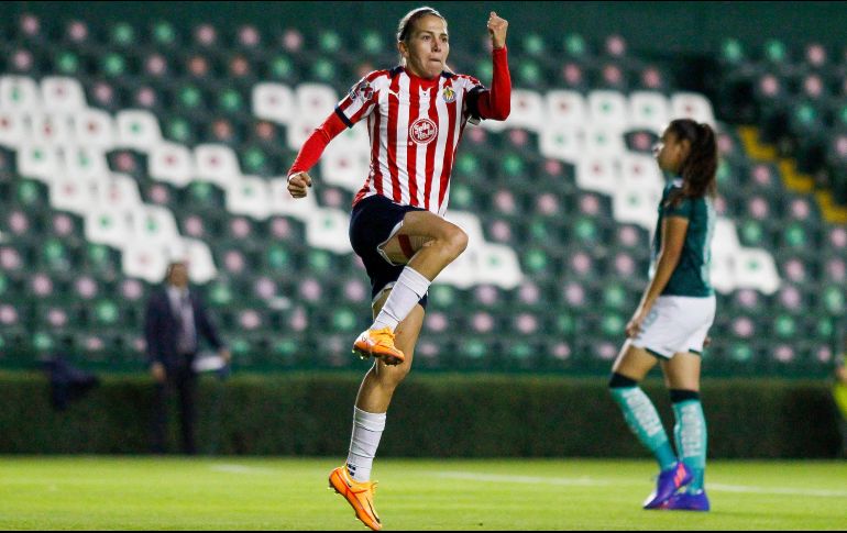 Alicia Cervantes se fue de Atlas tras el Torneo Apertura 2017, y aunque tuvo un paso por Rayadas de Monterrey, hoy es la máxima referente de Chivas y bicampeona de goleo en la Liga MX Femenil. IMAGO7
