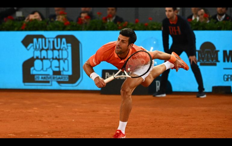 DJOKOVIC. El número uno del mundo levantó las cinco bolas de quiebre que afrontó y convirtió las tres que tuvo contra Gaël Monfils. AFP / G. Bouys