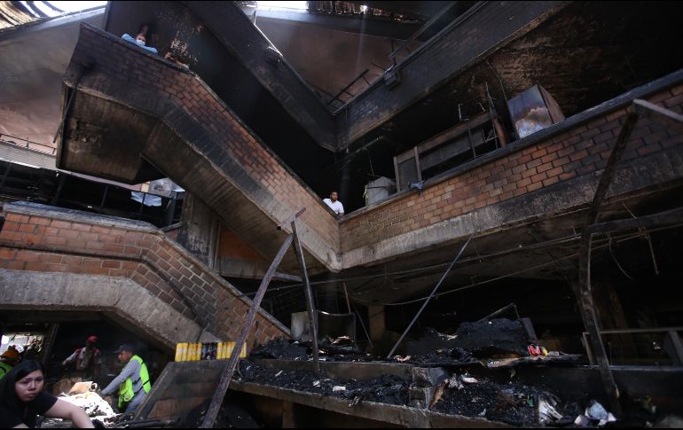 La madrugada del pasado 31 de marzo, el Mercado Libertad ardió en llamas. ESPECIAL