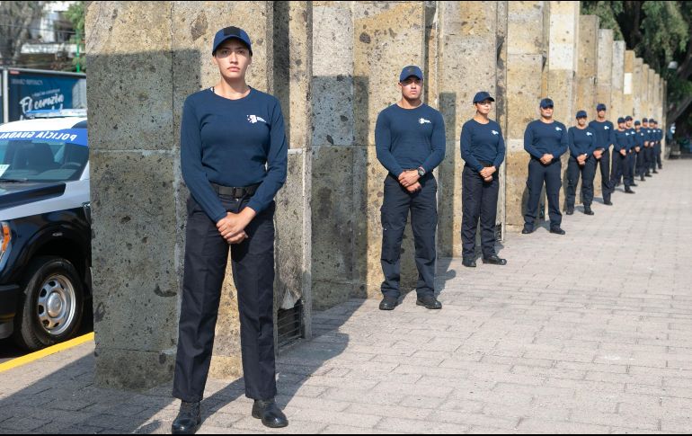 Pese a que la Policía de Guadalajara es de las mejores pagadas en México, en la comisaría de la ciudad todavía hay cientos de vacantes por ocupar este 2022. EL INFORMADOR / G. Gallo