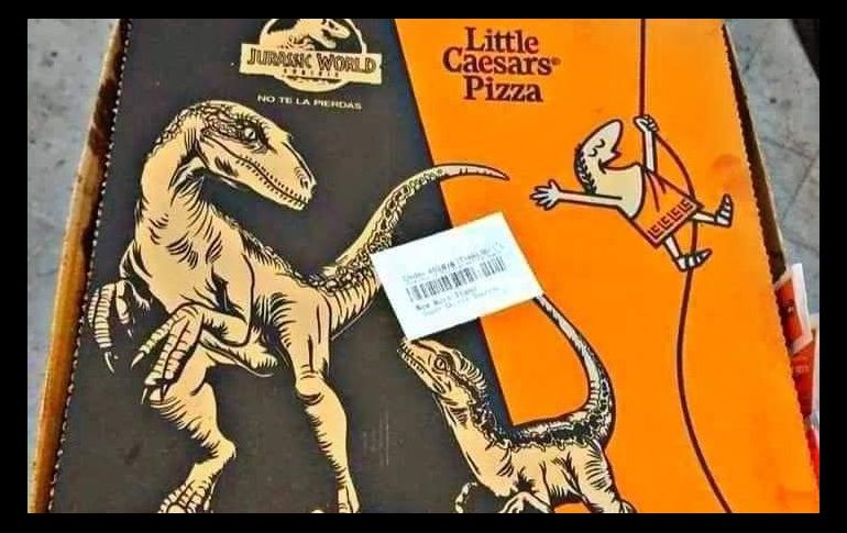 La cadena Little Caesars prepara una sorpresa para los fanáticos de Jurassic World. ESPECIAL
