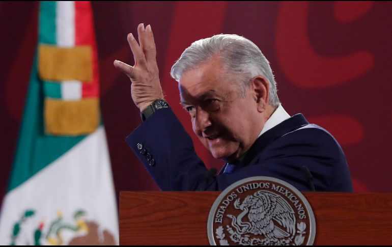 López Obrador rechazó las críticas sobre la polémica regional que ha causado su postura y los presuntos roces con el Gobierno de Estados Unidos. EFE / M. Guzmán