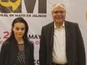 Durante la conferencia de prensa del evento estuvieron presentes la directora de la compañía Next Zone, Lene Boel, y el director del FCM, Sergio A. Matos. CORTESÍA