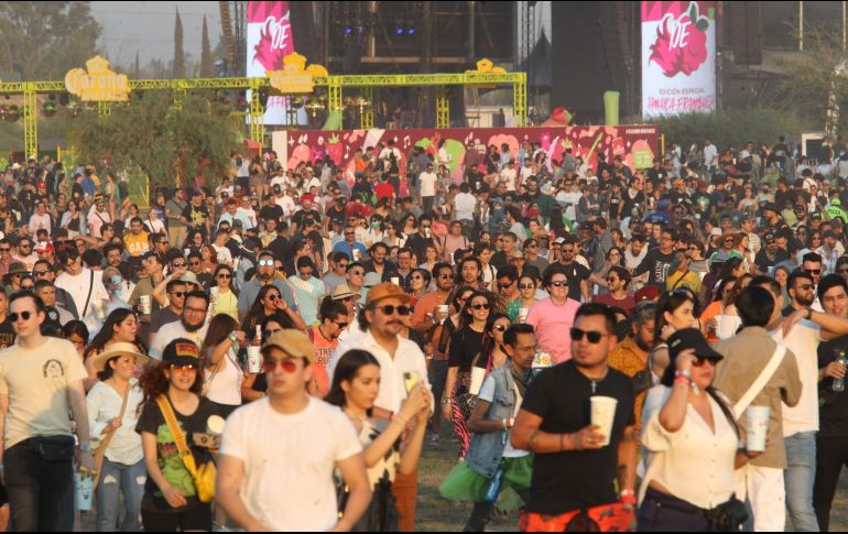 Primer día. Ayer acudieron al Corona Capital Guadalajara más de 37 mil asistentes. EL INFORMADOR/A. Camacho