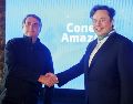 El presidente de Brasil se dijo orgulloso de hacer negocios con Elon Musk. AP/C. Oliveira