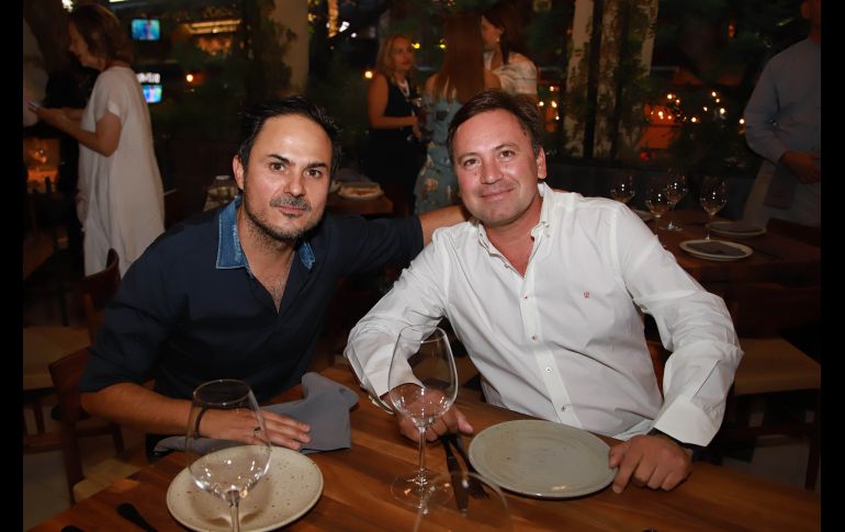 Pabel Carrillo y Américo Salinas. GENTE BIEN JALISCO/Antonio Martínez