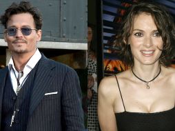 Los actores Johnny Depp y Winona Ryder mantuvieron uno de los noviazgos más mediáticos de los 90. AFP/ Kevin Winter, REUTERS/ Fred Prouser