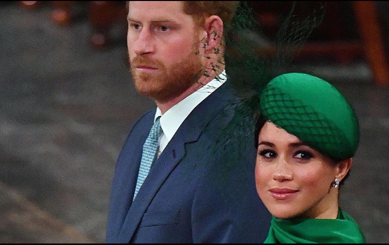 Meghan Markle y el príncipe Harry son miembros “no activos” de la realeza. AFP / ARCHIVO