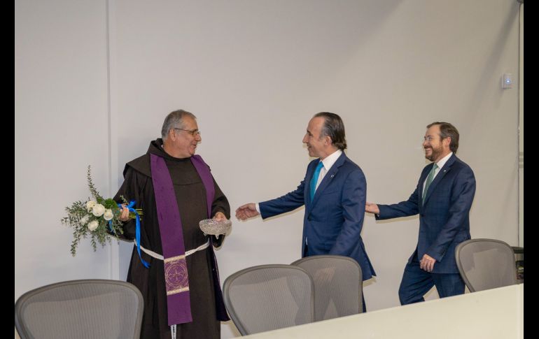 Jaime González, Ernesto López Clariond y Adrián Lozano Lozano. GENTE BIEN JALISCO/Jorge Soltero