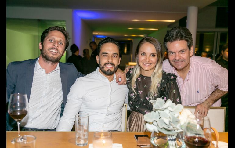 Daniel Ramos Luis, Andrés Aceves, Rosalba Levi y Jorge Siegrist. GENTE BIEN JALISCO/Jorge Soltero