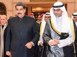 Nicolás Maduro viaja a Qatar como parte de su gira por Medio Oriente. AFP/ HO/ EMIRI DIWAN