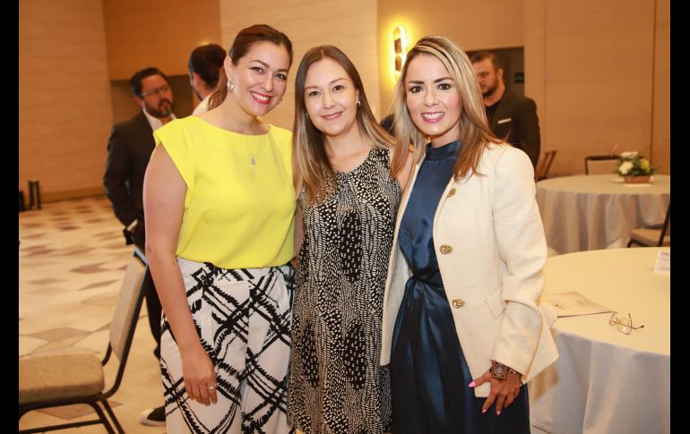 Ana Cristina Villalpando, Aiko Benítez y Tania Rodríguez. GENTE BIEN JALISCO/Antonio Martínez