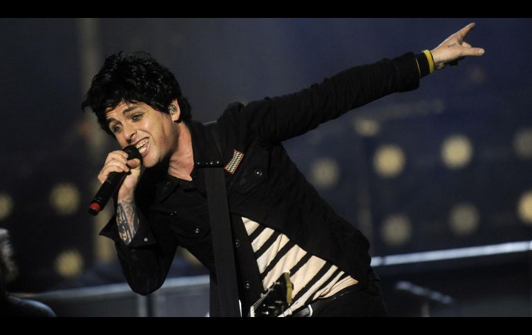 El vocalista de Green Day, Billie Joe Armstrong, protestó por la decisión del Tribunal Supremo sobre el aborto. AFP/ Rafa Rivas