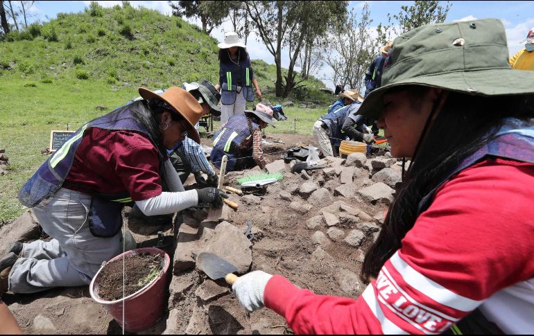 Arqueólogos de la UAEM retoman las excavaciones tras frenarla por dos años a consecuencia de la pandemia. SUN / ARCHIVO