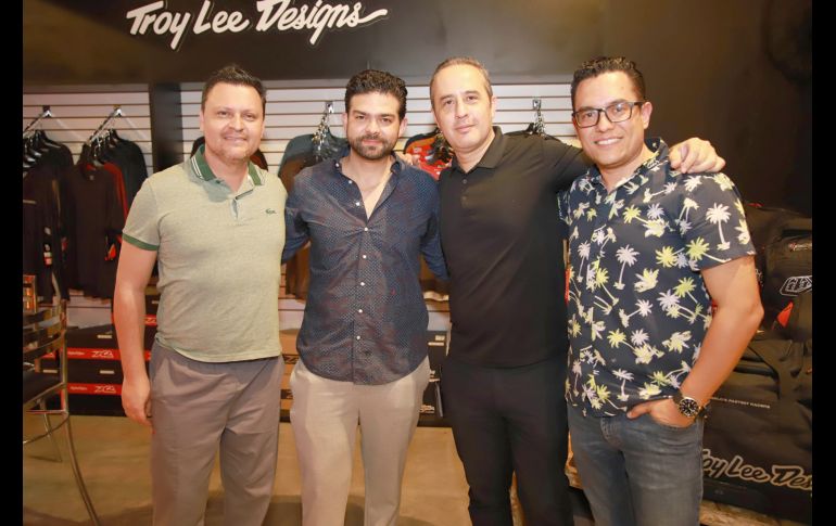 Carlos Zarazua, Enrique Vargas, Héctor Centeno y Enrique Bustos. GENTE BIEN JALISCO/Antonio Martínez