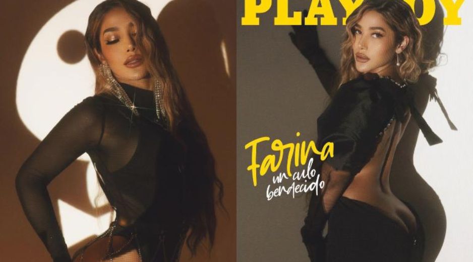 Con su portada en Playboy, Farina rompe con estereotipos sintiéndose libre y plena. ESPECIAL /