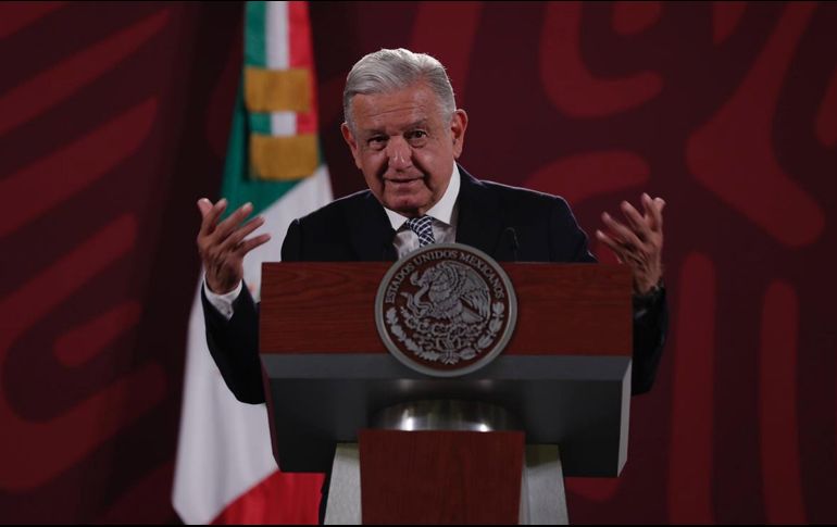 López Obrador rechaza que en su reunión con su homologó de Estados Unidos, Joe Biden, se haya impuesto a México invertir mil 500 millones de dólares en infraestructura fronteriza. SUN / D. Sánchez
