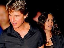 Tom Cruise conoció a Salma Hayek en 2006, cuando ella se encontraba protagonizando la cinta 