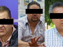 Francisco “A”, Antonio “C” y Felipe “T” son exfuncionarios de primer nivel que actualmente están presos. EL INFORMADOR/Archivo