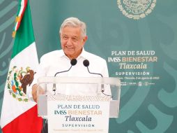 López Obrador garantizó que se basificará a todos los 80 mil trabajadores de la salud que estén bajo contrato. EFE/Presidencia de México