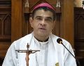 Monseñor Rolando Álvarez. El Consejo Episcopal Latinoamericano y Caribeño llama a unirse en oración por la Iglesia en Nicaragua y sus autoridades. AFP/Diocesis de Matagalpa