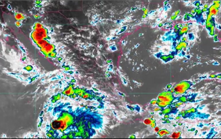 Por medio de un comunicado la Conagua informó que la tormenta tropical presenta vientos máximos sostenidos de 65 kilómetros por hora (km/h), rachas de 85 km/h y se desplaza hacia el noroeste a 19 km/h. TWITTER / @conagua_clima