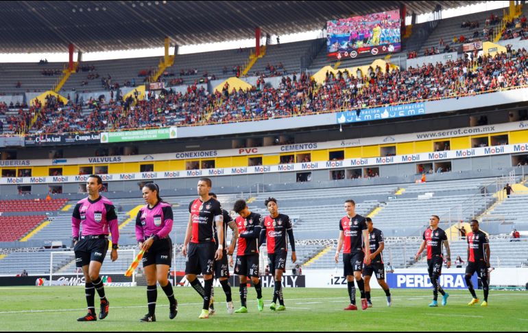 Los espacios vacíos en el estadio Jalisco en juegos del Atlas son cada vez más comunes. IMAGO7/I. Arroyo