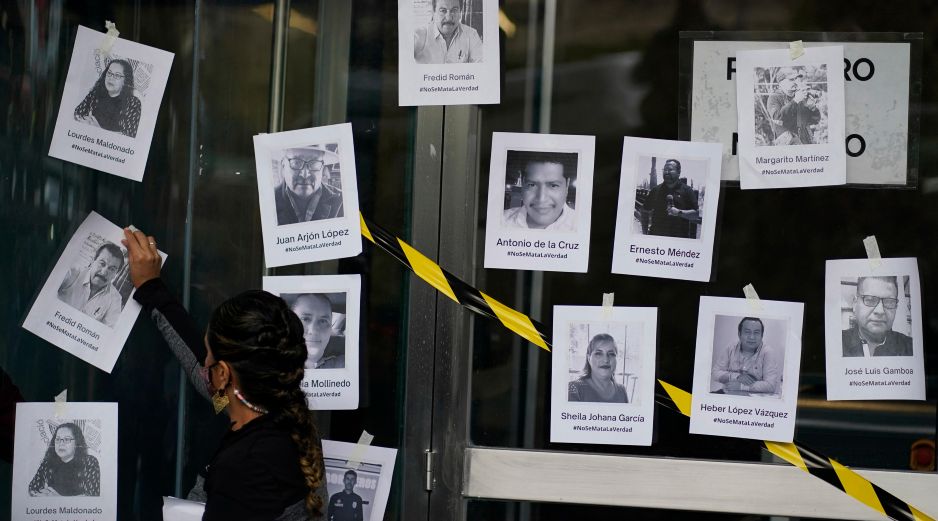 Denuncian que la impunidad es total en los asesinatos de periodistas registrados en México. AP/E. Verdugo