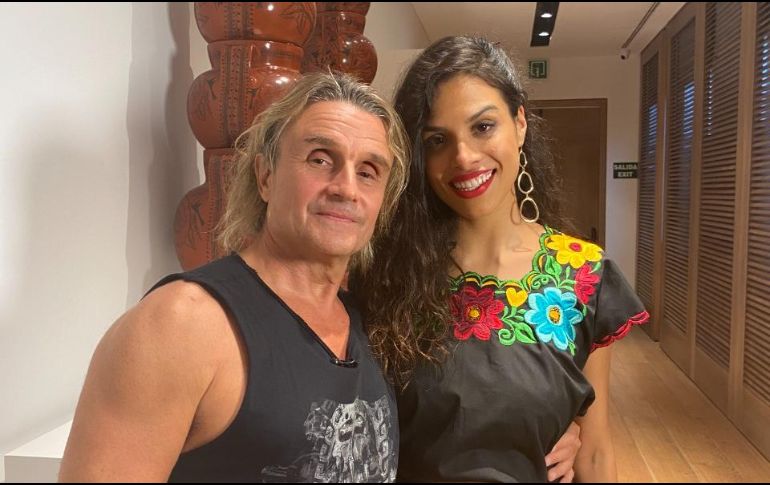 La actriz y cantante mexicana  se dijo contenta de trabajar ahora con Nacho Cano, “una gran figura de la música”. CORTESÍA