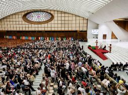 El Papa Francisco recibió en audiencia en el Vaticano a representantes de la Academia Pontificia de las Ciencias. EFE/F. Frustaci