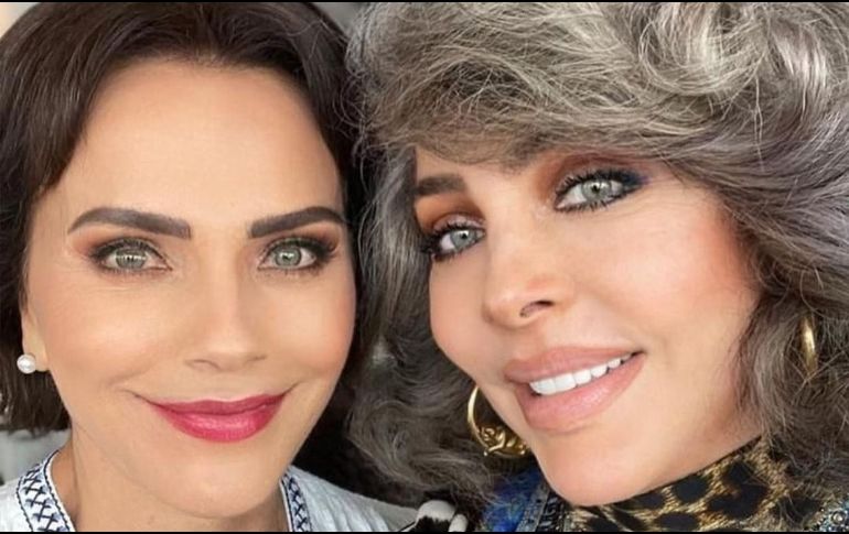 Paty Chapoy y Verónica Castro posando juntas. ESPECIAL/Instagram
