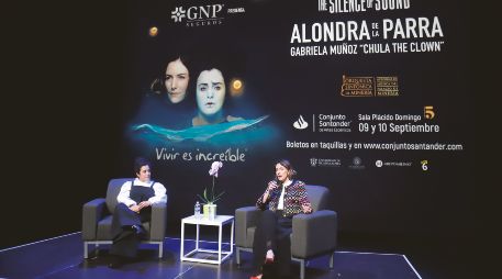 Una charla con la directora Alondra de la Parra y la Clown Gabriela Muñoz: The Silence of Sound. GENTE BIEN JALISCO/Claudio Jimeno.