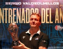 El coach Sergio Valdeolmillos ha sido nombrado como el mejor entrenador de la temporada. TWITTER/@AstrosJalisco
