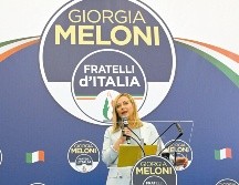 Giorgia Meloni, afirmó que su Gobierno de derecha trabajará 