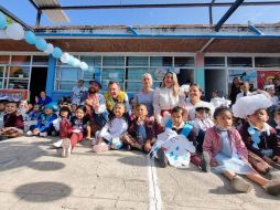 Este lunes fue inaugurado el primer “nido de lluvia” en el Jardín de Niños José Vasconcelos, de la colonia Benito Juárez. EL INFORMADOR / R. Bobadilla
