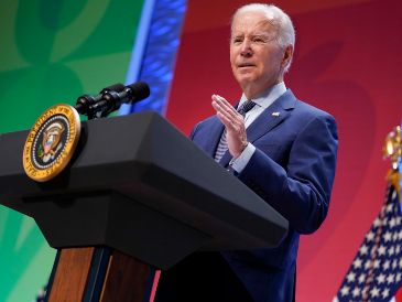 Joe Biden denunció que "las ambiciones imperialistas de Putin" son una flagrante violación de la Carta de Naciones Unidos. AP/E. Vucci