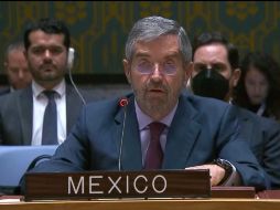 Juan Ramón de la Fuente se sumó a la enérgica condena emitida por el secretario general de la ONU, António Guterres. TWITTER/@MexOnu