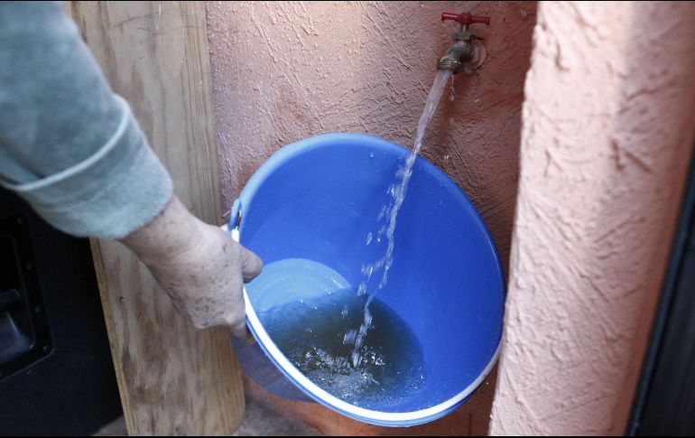 Suspensión del servicio de agua potable en colonias de Zapopan. INFORMADOR/ARCHIVO
