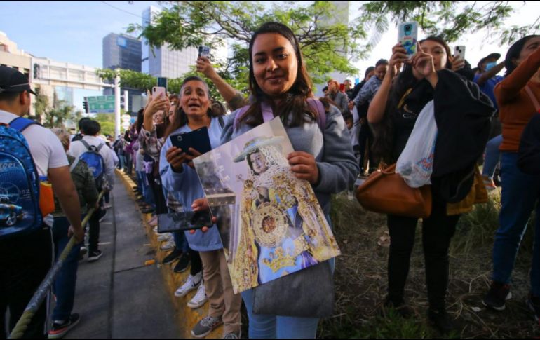 Según información preliminar, cerca de un millón de personas acompañaron a la Virgen de Zapopan en su recorrido. EL INFORMADOR / C. Zepeda