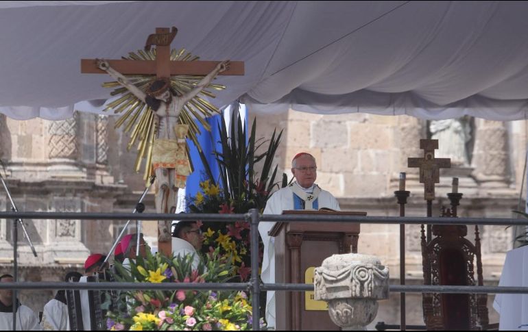 Inicio de la misa de bienvenida a la Basílica de Zapopan. EL INFORMADOR / C. Zepeda