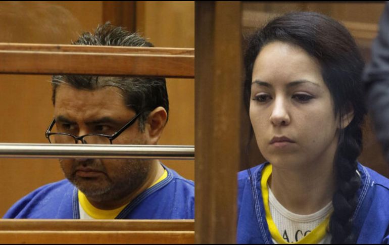 Naasón Joaquín fue sentenciado a 16 años y 8 meses de prisión y Alondra Ocampo fue condenada a 4 años en la cárcel. AP/ ARCHIVO