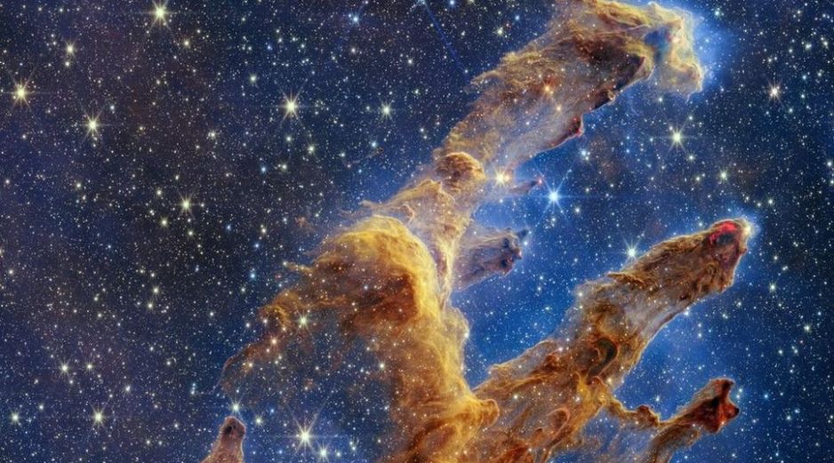 James Webb: las deslumbrantes imágenes de los "Pilares de la creación" captadas por el flamante telescopio