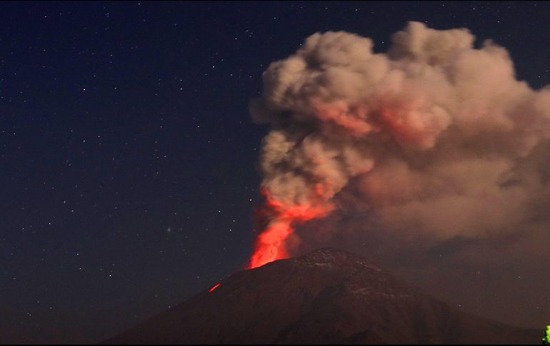 Se registra el hallazgo de un domo de 60 metros de diámetro en el interior del Popocatépetl, las recomendaciones de seguridad continúan, se incita a la población a permanecer fuera del límite de radio de seguridad. EFE/ARCHIVO