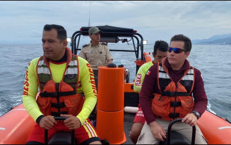 Oficiales de la Comandancia Regional Puerto Vallarta se desplegaron por tierra y por mar para acudir a las comunidades que solo tienen accesos marítimos como Yelapa, Quimixto, Aquiles Serdan, Chimo,  Mayto y Pizota para iniciar con labores de evacuación. ESPECIAL
