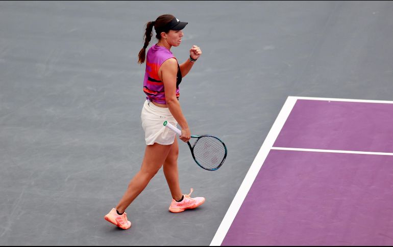 La estadounidense está instalada ya en la Final del GDL Open AKRON. CORTESÍA/GDL OPEN AKRON