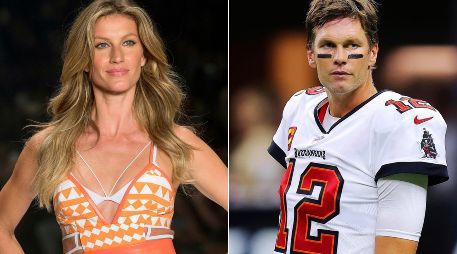 Tom Brady y Gisele Bündchen, una de las parejas más famosas de la farándula. AP