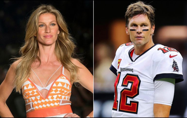 Tom Brady y Gisele Bündchen, una de las parejas más famosas de la farándula. AP