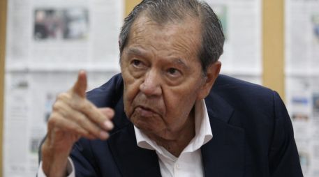 Porfirio Muñoz Ledo aseguró que la reforma electoral de López Obrador va en contra de los derechos de los ciudadanos. EL INFORMADOR/ARCHIVO
